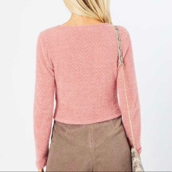Altar’d State Rose Blush Chanel Sweater - Picture 2 of 7